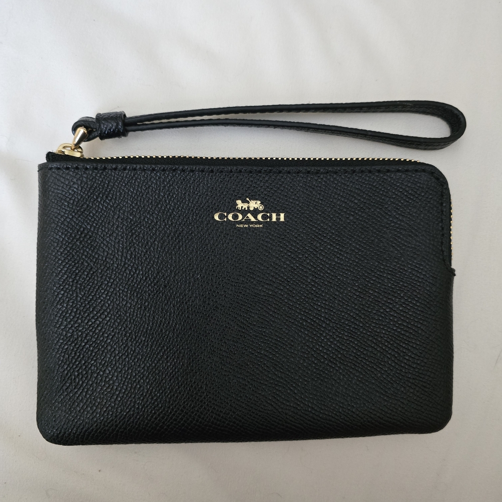 Coach Black Wristlet